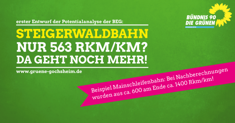 Steigerwaldbahn: Da geht noch mehr!
