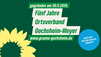 Fünf Jahre Ortsverband Gochsheim-Weyer