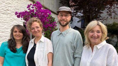 von links nach rechts: Ingrid Gutjahr, Christina Siebert, Lukas Fassnacht, Heike Spitzner