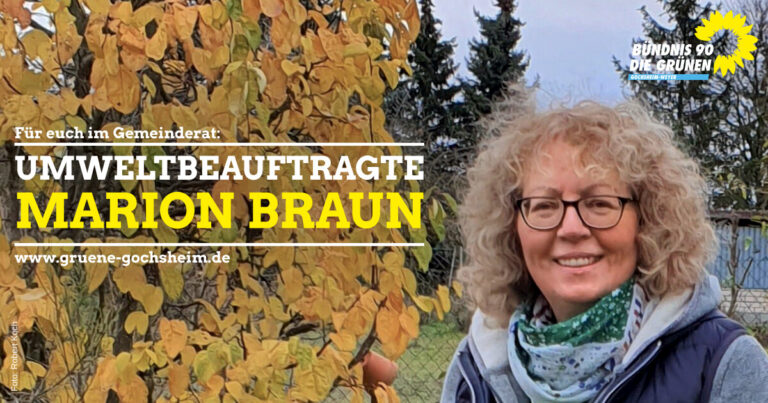 Marion Braun ist Umweltbeauftragte