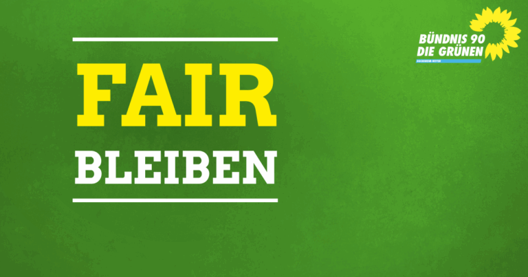 Fair bleiben!
