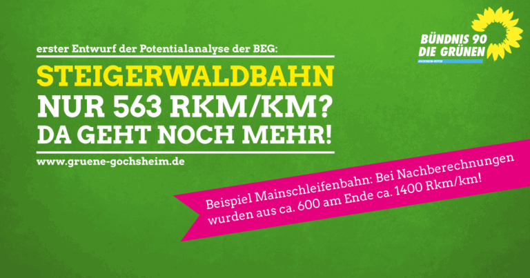 Steigerwaldbahn: Da geht noch mehr!