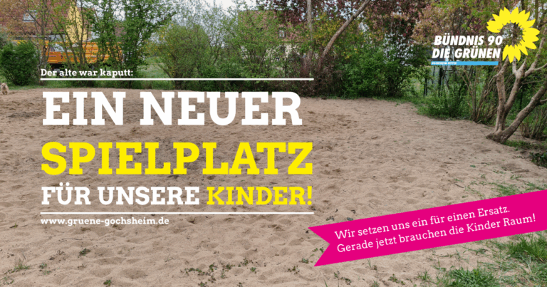 Spielplatzgeräte kaputt – wir brauchen neue!