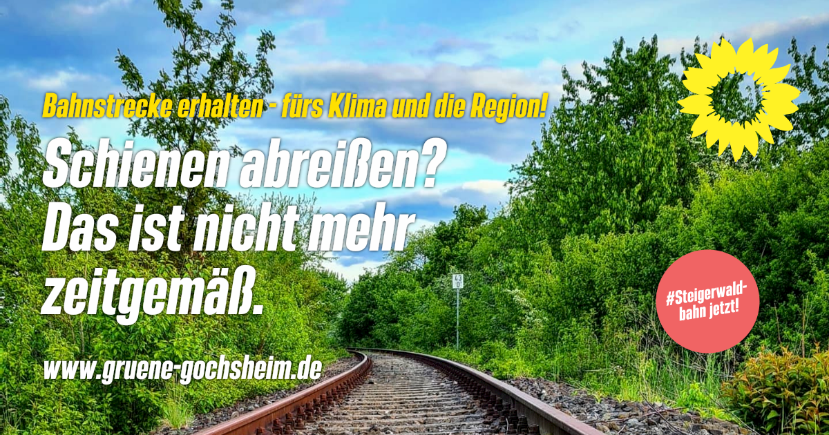 Schienen abreißen? Das ist nicht mehr zeitgemäß.